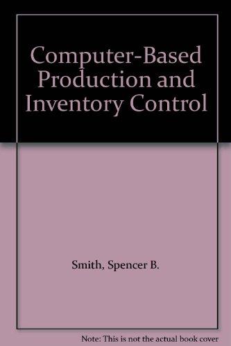 Book Computer-Based Production and Inventory Control free