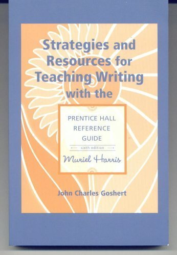 Book Strategies And Resources For Teaching Writing With The Prentice Hall Reference Guide free