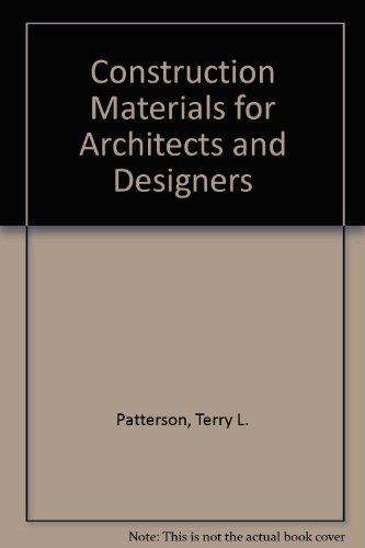 Book Construction Materials for Architects and Designers free