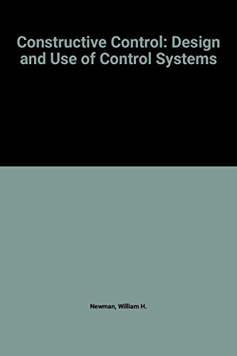 Book Constructive Control;: Design And Use Of Control Systems free