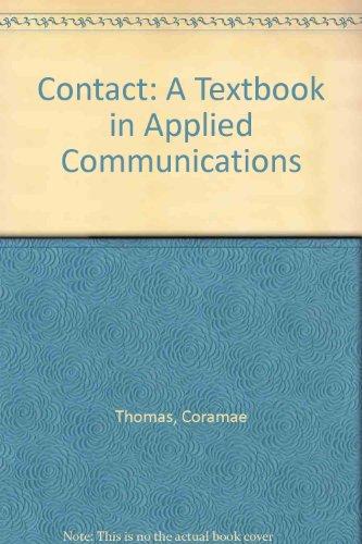 Book Contact: A textbook in applied communications free
