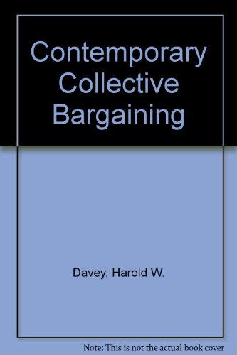 Book Contemporary collective bargaining free