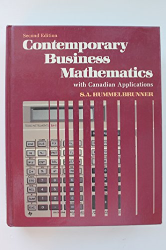 Book Contemporary Business Maths ** Hummelbrunner free