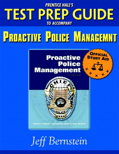 Book Prentice Hall's Test Prep Guide to Accompany Proactive Police Management free