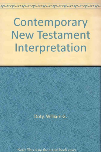 Book Contemporary New Testament Interpretation free