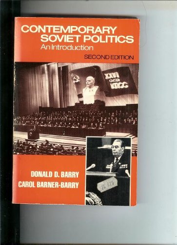 Book Contemporary Soviet Politics: An Introduction free