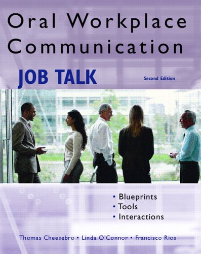 Book Oral Workplace Communication: Job Talk (2nd Edition) free