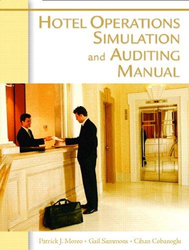 Book Hotel Operations Simulation and Auditing Manual free