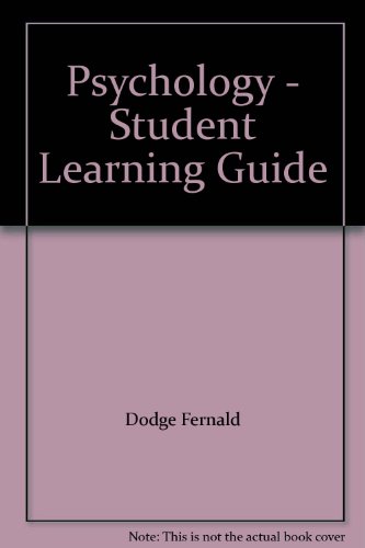 Book Psychology - Student Learning Guide free