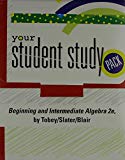 Book Beginning And Intermediate Algebra Student Study Pack free