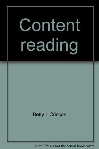 Book Content reading: A diagnostic/prescriptive approach free