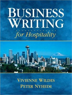 Book Business Writing for Hospitality free