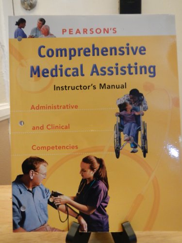 Book Instructor's Manual Comprehensive Medical Assisting-administrative And Clinical Competencies free
