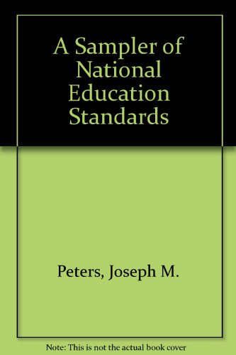 Book A Sampler of National Education Standards free