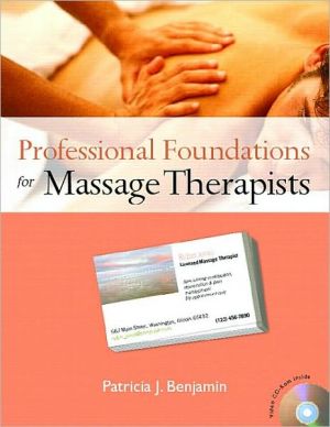 Book Professional Foundations for Massage Therapists free