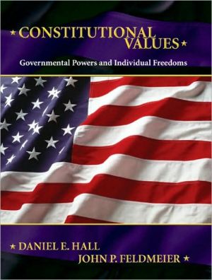 Book Constitutional Values: Governmental Power and Individual Freedoms free