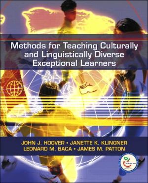 Book Methods for Teaching Culturally and Linguistically Diverse Exceptional Learners free