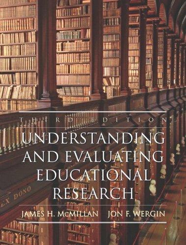 Book Understanding and Evaluating Educational Research (3rd Edition) free