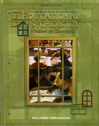 Book Student Study Guide for Educational Psychology: Windows on Classrooms with Teacher Prep Access Code Pkg. free
