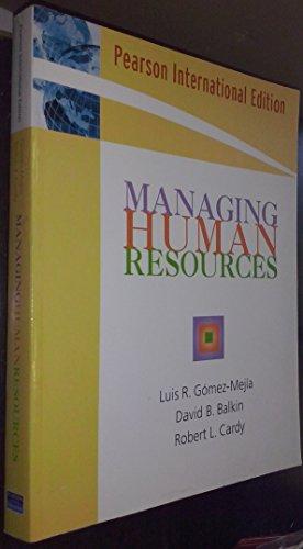 Book Managing Human Resources (Pearson International Edition) free