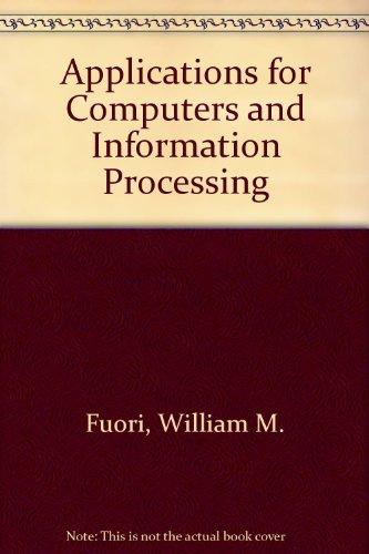 Book Applications For Computers And Information Processing free