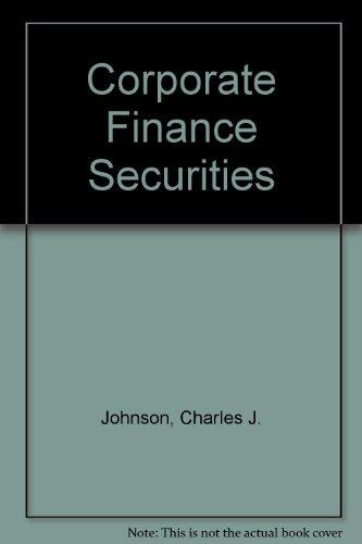 Book Corporate Finance and the Securities Laws free