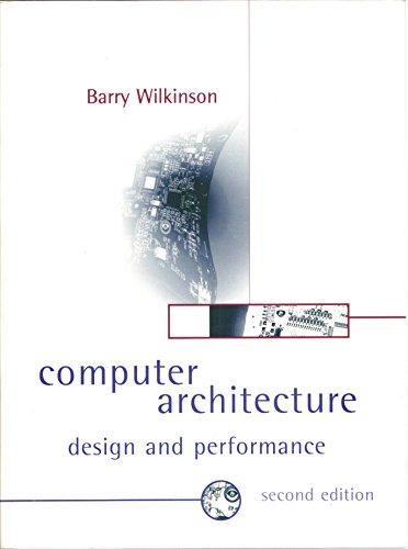 Book Computer Architecture: Design And Performance free