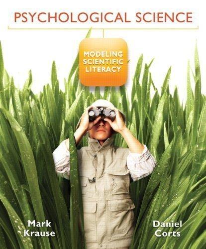 Book Psychological Science: Modeling Scientific Literacy free
