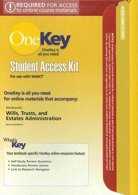 Book Webct Studt Access Wills, Trusts, And Estate Administration, 2/e free