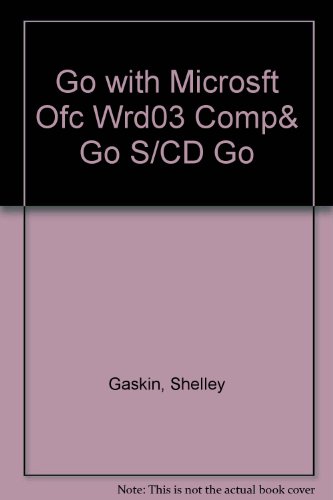 Book Student Resource Cd-rom - Go! With Word 2003, Comprehensive free