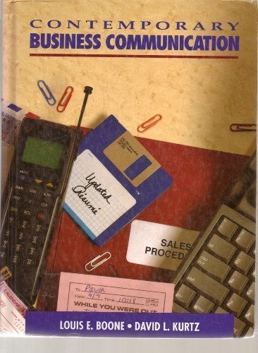 Book Contemporary Business Communication free