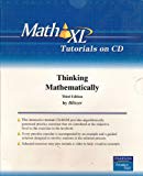 Book Math XL Tutorials on CD for or Thinking Mathematically free