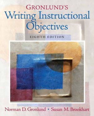Book Gronlund's Writing Instructional Objectives (8th Edition) free