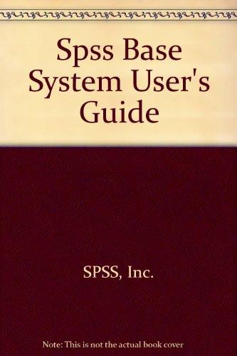 Book Spss Base System User's Guide free