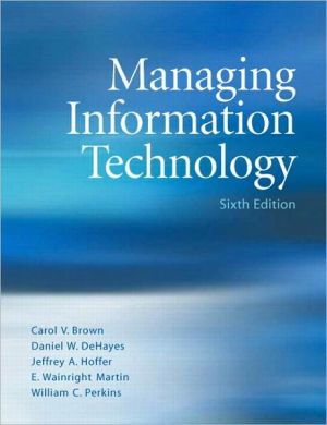 Book Managing Information Technology (6th Edition) free