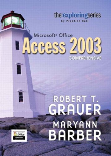 Book Exploring Microsoft Access 2003,  Comprehensive And Student Resource Cd Package free