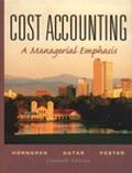 Book Cost Accounting and Student CD Package, 11th Edition free