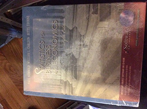 Book Stats For Busn& Economics& I/s/m On Cd Pkg free