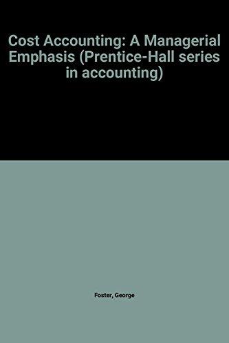 Book Cost accounting: A managerial emphasis free
