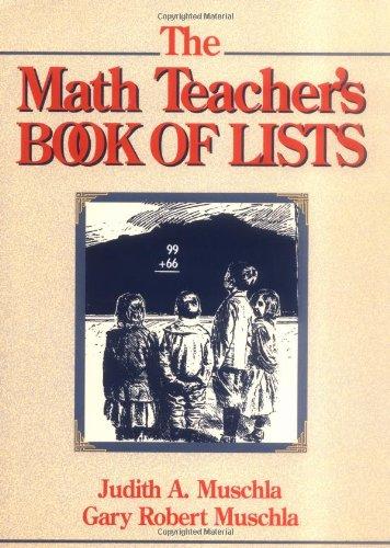 Book The Math Teacher's Book of Lists free