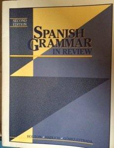 Book Spanish Grammar in Review free