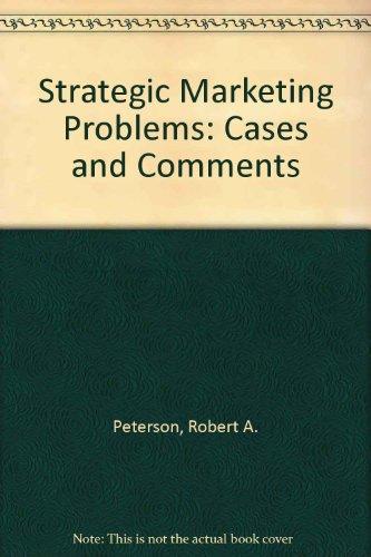 Book Strategic Marketing Problems: Cases and Comments free