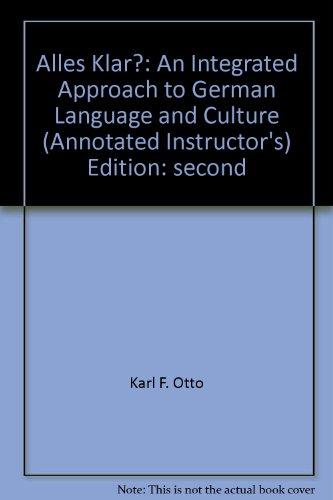 Book Alles Klar?: An Integrated Approach to German Language and Culture free