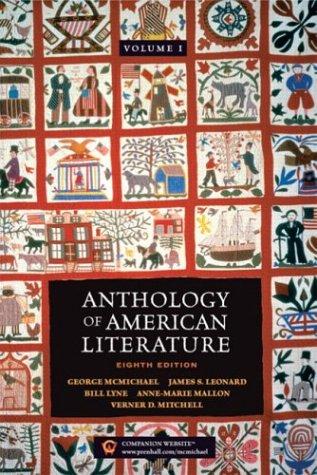 Book Anthology of American Literature, Vol. 1 free