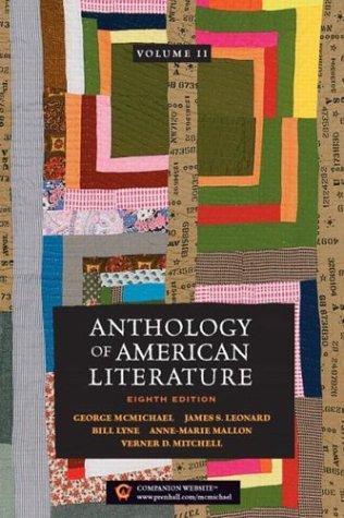 Book Anthology of American Literature, Vol. 2 free