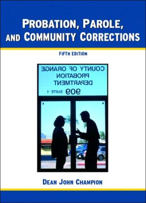 Book Probation, Parole And Community Corrections free