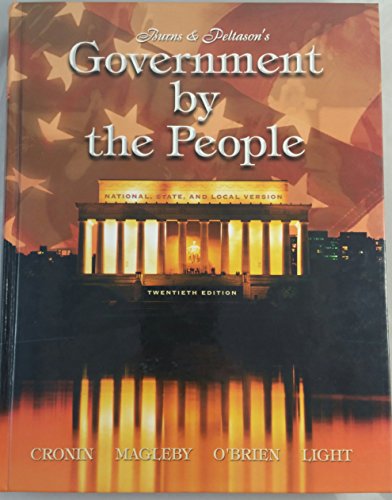Book Government by the People: National, State, and Local Version free