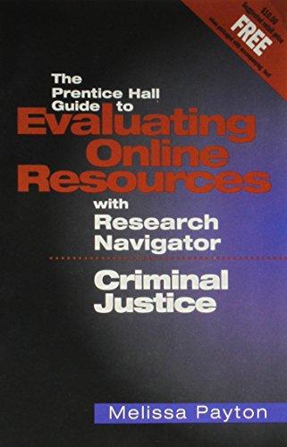 Book Criminal Justice (Evaluating Online Resources with Research Navigator) free