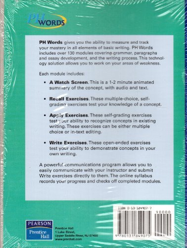 Book PH Words Student's User Manual with Access Code free