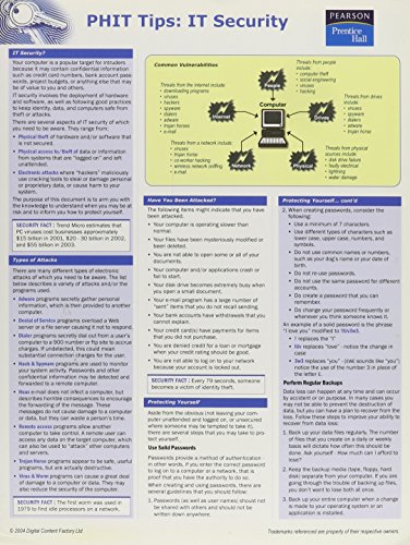 Book PHIT Tips IT Security free